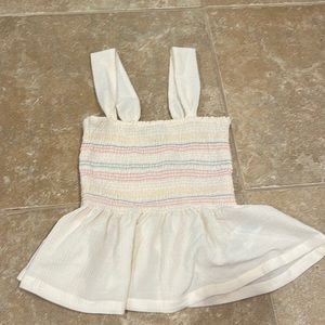 Cream summer top